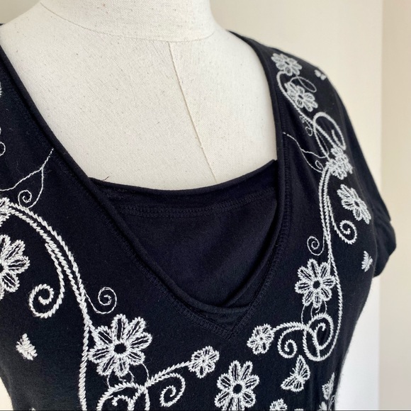 Johnny Was Embroidered Cotton Dress - Picture 3 of 12